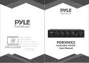 Pyle PDKRMX2 Instruction Manual