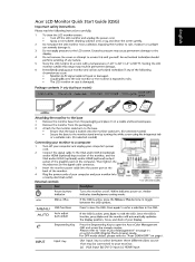 Acer D240H Quick Start Guide
