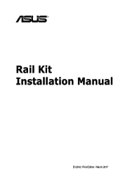 Asus RS700-E8-RS4 V2 RS700-E8 V2 Series Rail Kit Installation Manual 20170418