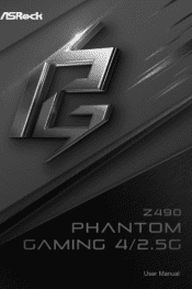 ASRock Z490 Phantom Gaming 4/2.5G User Manual