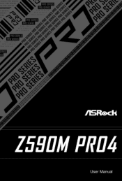 ASRock Z590M Pro4 User Manual