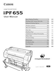 Canon imagePROGRAF iPF655 iPF655 User Manual Ver.1.30