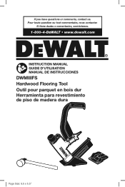 Dewalt DWMIIIFS Instruction Manual
