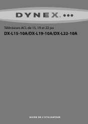 Dynex DX-L15-10A User Manual (French)