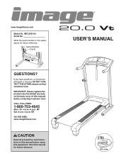 Image Fitness 20.0 Vt Treadmill English Manual