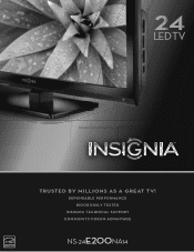 Insignia NS-24E200NA14 Information Brochure (English)