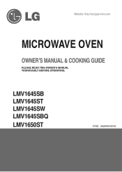 LG LMV1645SB Owner's Manual