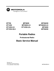 Motorola HT750 Service Manual