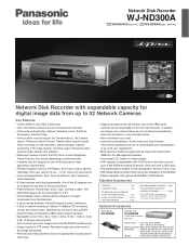 Panasonic WJ-ND300A/10000V Spec Sheet