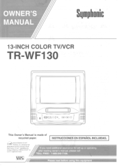 Symphonic TRWF130 Owner's Manual