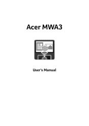 Acer MWA3 User Manual