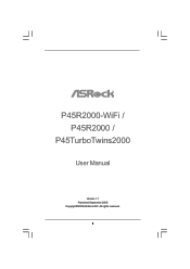 ASRock P45TurboTwins2000 User Manual