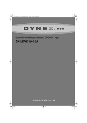 Dynex DX-LDVD19-10A User Manual (French)