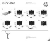 HP Pavilion 27-inch Displays Quick Setup Guide 1