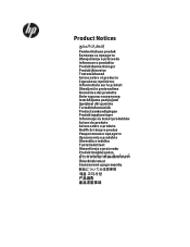 HP P22v Product Notice