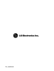 LG WM2042CW Owners Manual