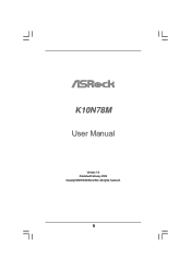 ASRock K10N78M User Manual