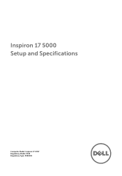 Dell Inspiron 17 5767 Inspiron 17 5000 Setup and Specifications