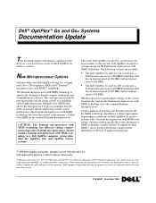 Dell OptiPlex Gs Documentation Update (.pdf)