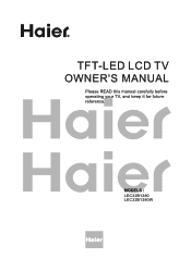 Haier LEC32B1380 Owners Manual