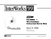 HP Visualize J5600 PA-RISC Visualize Workstation Universal Serial Bus