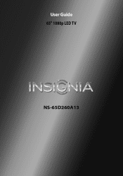 Insignia NS-65D260A13 User Manual (English)