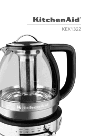 KitchenAid KEK1322SS Use and Care