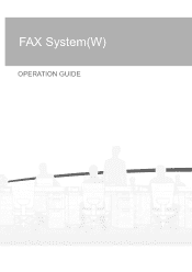 Kyocera TASKalfa 2550ci Fax System (W) Operation Guide
