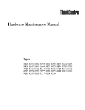 Lenovo ThinkCentre E51 Hardware Maintenance Manual