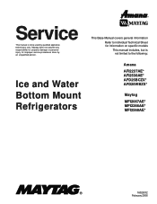 Maytag MFI2266AES Service Manual