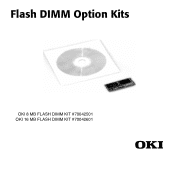 Oki B4350 Flash DIMM Option Kits