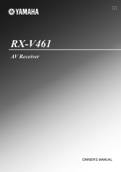 Yamaha RX-V461 Owner's Manual