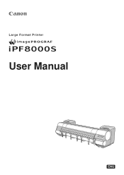 Canon iPF8000S User Manual for Windows