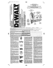 Dewalt D51431 Instruction Manual