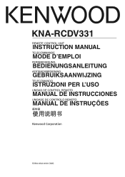 Kenwood KNA-RCDV331 Instruction Manual