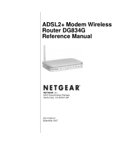 Netgear DG834GNA DG834Gv4 Reference Manual