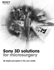 Sony HVO3000MT Brochure (3D Microsurgery Brochure)