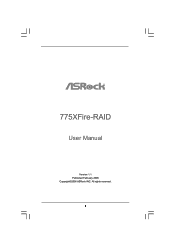 ASRock 775XFire-RAID User Manual