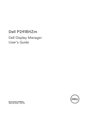 Dell P2418HZm Display Manager Users Guide