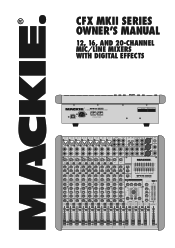 Mackie CFX20.mkII Owner's Manual