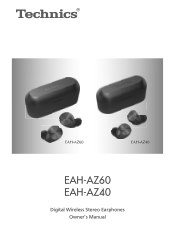Panasonic EAH-AZ40 Owners Manual