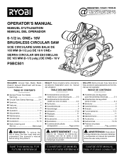 Ryobi PSBCS01B Operation Manual
