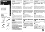 Yamaha ST-L1B ST-L1B/ST-L1W Installation Guide