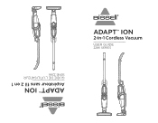 Bissell Adapt Ion Pet 2-in-1 Cordless Vacuum 2286 User Guide 1