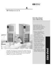 HP NetServer LP 1000r HP Netserver LC II Datasheet