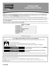 Maytag MDB7759AWS Owners Manual