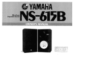 Yamaha NS-615 Owner's Manual