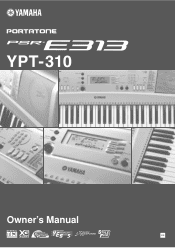 Yamaha YPT-310 Owner's Manual