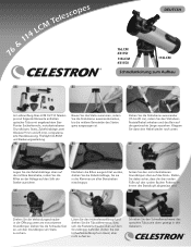 Celestron 114LCM Computerized Telescope Quick Setup Guide for 76 and 114LCM (German)