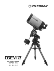 Celestron CGEM II EQ MOUNT CGEM II EQ Mount Manual 5languages BW